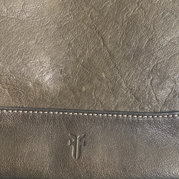 Frye Green Leather Tote Bag - Picture 3 of 6